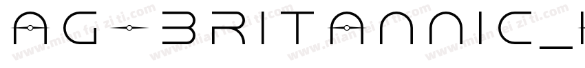 AG-Britannic_HL_P It字体转换